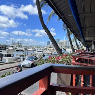 View looking west from balcony