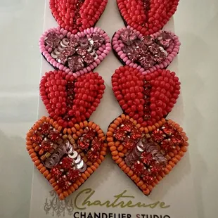 Perfect Valentine's Day earrings