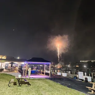 Fireworks were great from here!