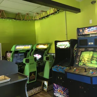 Small game room in back