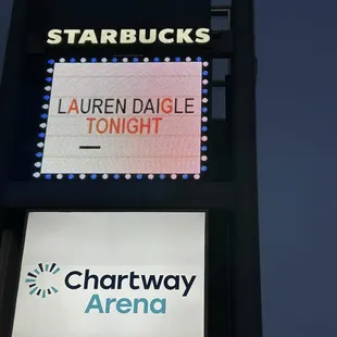 On the billboard!