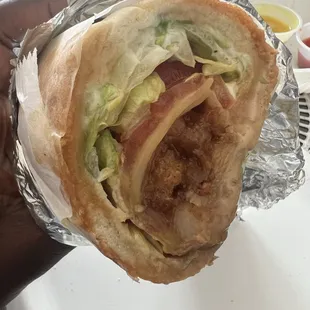 Teriyaki chicken sub