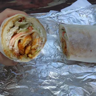 Teriyaki chicken with cheese sub - comes with tomato, lettuce, peppers, and mayo