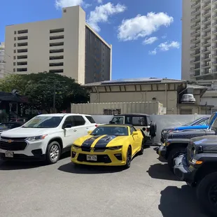 At their Uluniu Ave location between Kūhiō and Prince Edward Street.