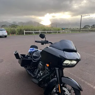 Nice sunset from the Green World coffee farm.