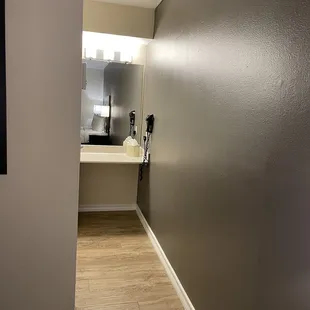 Bathroom view from the bed