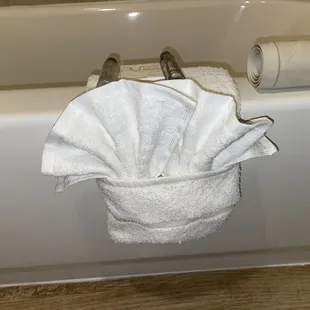 Bathtub towel design