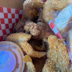 The 2 way combo fish and chicken