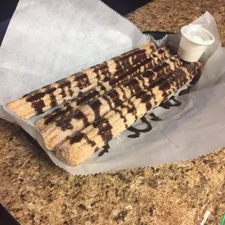 Cajeta Stuffed Churros