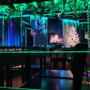 a man sitting at a bar