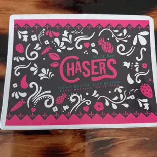 a close up of the label