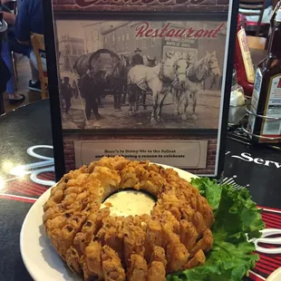 Blooming onion looks good !