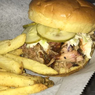 Smoked BBQ pork Sandwich