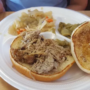 Sliced Pork Sandwiches