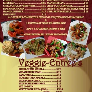 burritos and wraps, menu