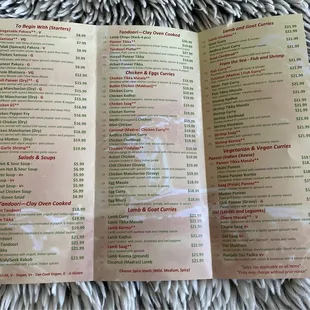 CHASKA INDIA, Laguna Niguel, California!  Food definitely looks "Straight from the Heart of India" (7/23/2024 Menu)