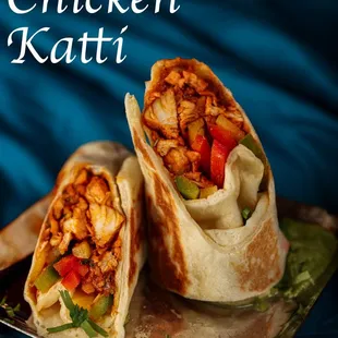 Butter Chicken Kathi roll (wrap)