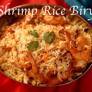 Shrimp Rice Biryani