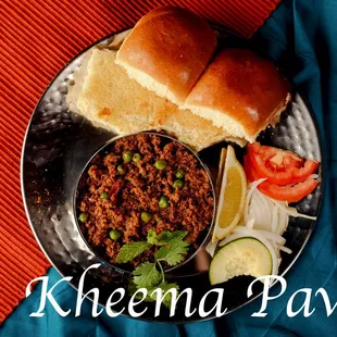 Kheema Pav (minced meat)