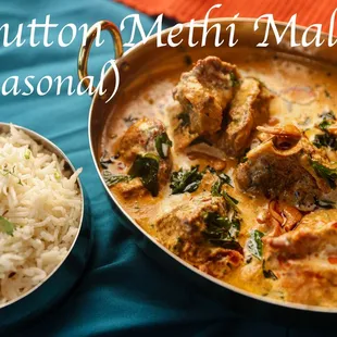 Mutton Methi Malai (Seasonal)