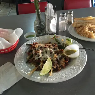 Pork and beef with extra rice