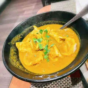 Jhol Momo (Chichen/Veg) - this one is chicken.