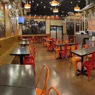 the interior of a restaurant