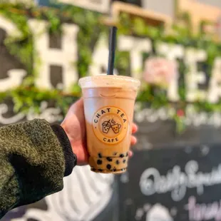 Regular Milk Tea with Boba