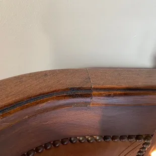 Covered in a thick layer of dust