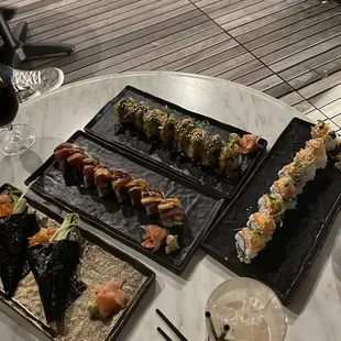 sushi and sashimi