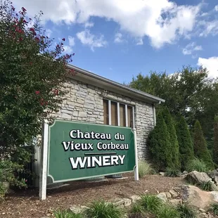 sign for winery