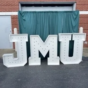 We can accomodate your College or High School Graduation with these 4 feet Marquee