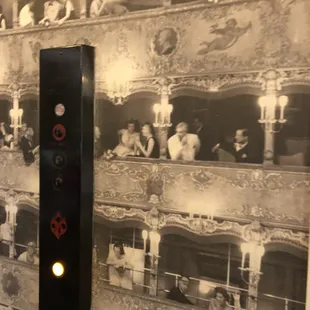 Wallpaper by elevator