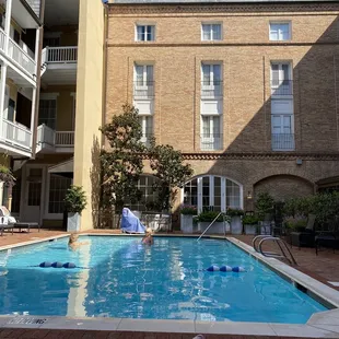 Pool area so relaxing