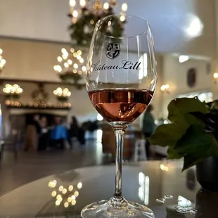 Rosè at Chateau Lill. This was such a beautiful place.