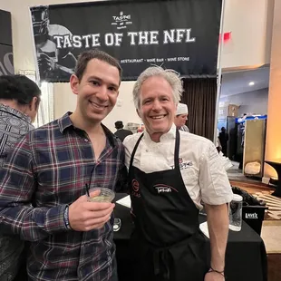 Ben and chef Tarbell