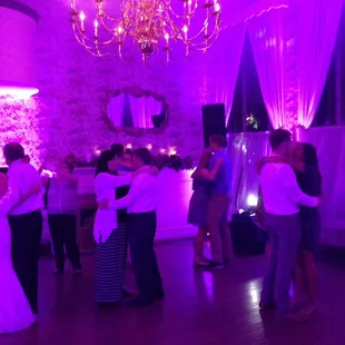 Our center room with uplighting.