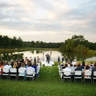 outdoor wedding ceremony