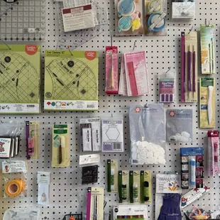 Great selection on fabric and notions