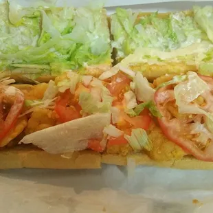 12&quot; Shrimp Poboy