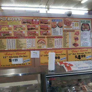 The deli section of the store