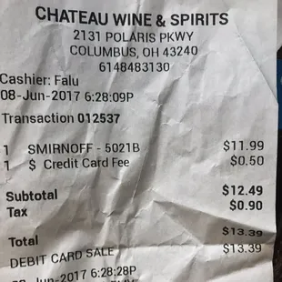 A well run establishment knows that in order to do proper business, you absorb transaction fees.