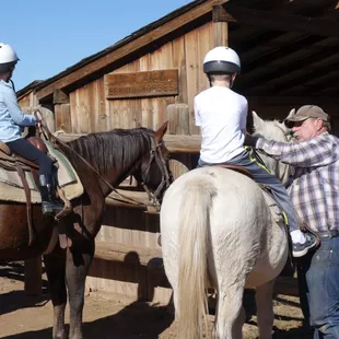 Bob instructing my son
