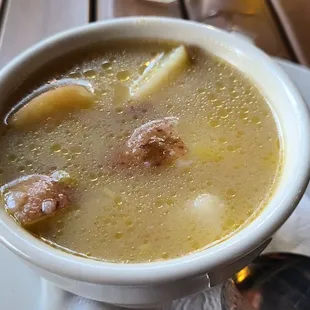Leek and Potato Soup lacked flavor