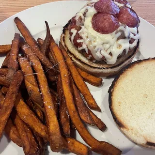 The Meaty Kuzola Burger