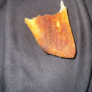 Bottom of one of the fluffier Breadsticks. Crust like a legit, mini-baguette!