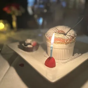 White Chocolate Soufflé