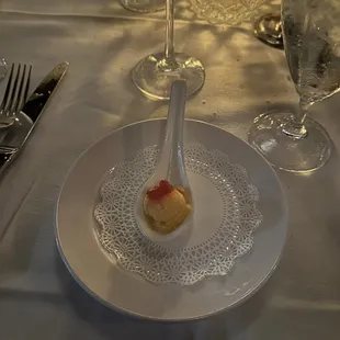 Sorbet to clean the pallet