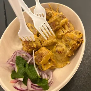 Malai soya chaap