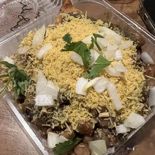 Samosa chat $9.99 ( as of 3/1/23)